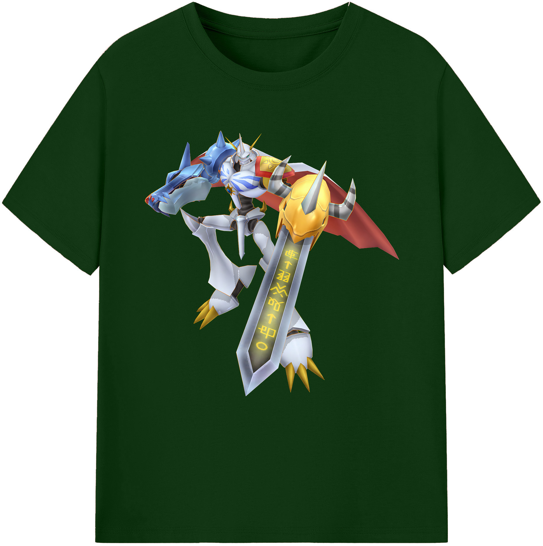（画像用） Digimon デジタルモンスター/デジモン 綿100％半袖Tシャツ（フロントプリント）